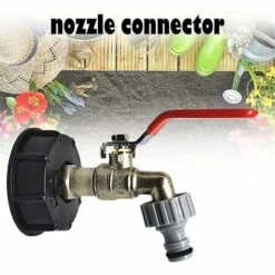 REGALOS Adaptateur IBC Avec Robinet En Laiton Et Raccord De Robinet Amovible -Promos Raccord d'arrosage Magasin 60447000 4