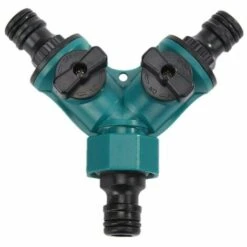FR-LIFE 3 Séparateurs De Tuyau D'arrosage Extérieur Séparateur Connecteurs Rapides Y Pour Jardin Distributeur Réglable Pour Jardin 3/4 " Séparateur De Tuyau D'arrosage À 2 Voies Pour Jardin Pour L'arrosage, BR-Vie
