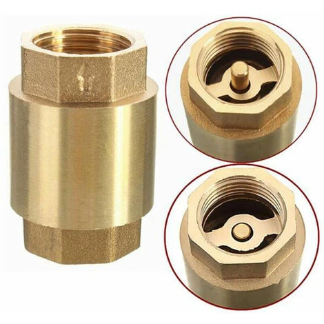 TOPHOMER Clapet Anti-retour Laiton 1 1 / 2 "(40 Mm) Pouce Filetage Femelle Universel Nouveau 3 TOPHOMER Clapet Anti-retour Laiton 1 1 / 2 "(40 Mm) Pouce Filetage Femelle Universel Nouveau