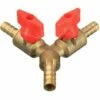 TOPHOMER 3/8"5/16" Laiton Jardin Tuyau Connecteur 3 Voies Y Balle Valve Arrêt D'Eau Vanne Zinc + Plastique 2 TOPHOMER 3/8"5/16" Laiton Jardin Tuyau Connecteur 3 Voies Y Balle Valve Arrêt D'Eau Vanne Zinc + Plastique -Promos Raccord d'arrosage Magasin 60937031 1