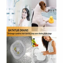 TANCYCO Attrape-drain De Cheveux, Couvercle De Vidange Carré Pour Bouchon De Douche En Silicone Avec Ventouse, Costume Facile à Installer Pour Salle De Bain, Baignoire, Cuisine Lot De 4 (gris) 11 TANCYCO Attrape-drain De Cheveux, Couvercle De Vidange Carré Pour Bouchon De Douche En Silicone Avec Ventouse, Costume Facile à Installer Pour Salle De Bain, Baignoire, Cuisine Lot De 4 (gris) -Promos Raccord d'arrosage Magasin 61018552 5