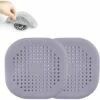 ILOVEMILAN Lot De 2 Attrape-cheveux, Couvercle D'évacuation Des Cheveux Pour Douche En Silicone Avec 4 Ventouses Facile à Installer Pour Salle De Bain, Baignoire, Cuisine (gris) -Promos Raccord d'arrosage Magasin 61071857 1
