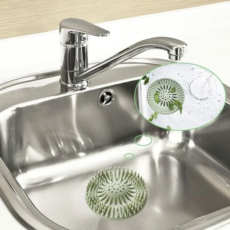 REGALI Extension De Cheveux Couvercle De Vidange De Douche, Lot De 4 Protecteurs De Vidange De Bouchons De Cheveux Pour Baignoire Et Cuisine, Passoire D'évier En Caoutchouc Réutilisable 4 REGALI Extension De Cheveux Couvercle De Vidange De Douche, Lot De 4 Protecteurs De Vidange De Bouchons De Cheveux Pour Baignoire Et Cuisine, Passoire D'évier En Caoutchouc Réutilisable – Image 2