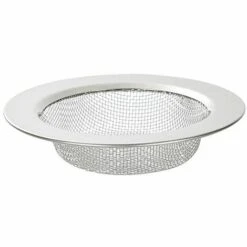 REGALI Passoire D'évier De Cuisine 2 Pièces Mise à Niveau En Acier Inoxydable, Crépine De Vidange D'évier De Cuisine, Crépine D'évier (acier Inoxydable) Avec Grand Côté Large De 11,4 Cm De Diamètre.