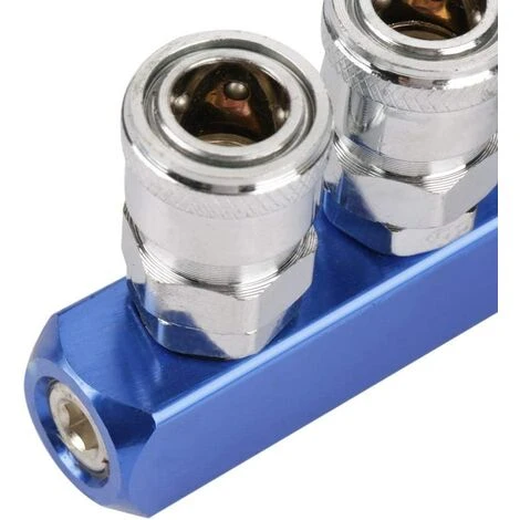 LYCXAMES 12mm Raccord Rapide Pneumatique Connecteur Filetage Femelle à Montage 2/3/4/5 Voie Pour Connexion Pneumatiques Et Tuyau D'Air(5 Voie) 7 LYCXAMES 12mm Raccord Rapide Pneumatique Connecteur Filetage Femelle à Montage 2/3/4/5 Voie Pour Connexion Pneumatiques Et Tuyau D'Air(5 Voie) – Image 5