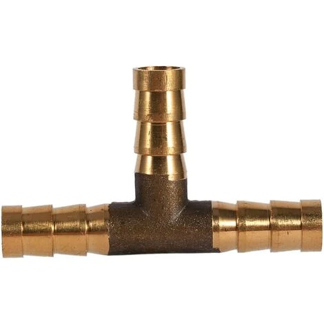 Raccord De Tuyau De Carburant Barbelé, 3 Voies En T - Raccord De Tuyau En Laiton - Adaptateur Pour Carburant, Air, Eau, Gaz, Huile 2pcs (8mm) GrooFoo 4 Raccord De Tuyau De Carburant Barbelé, 3 Voies En T - Raccord De Tuyau En Laiton - Adaptateur Pour Carburant, Air, Eau, Gaz, Huile 2pcs (8mm) GrooFoo – Image 2