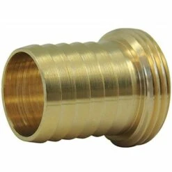 EZFITT Embout Male Cannelé - Fileté Male En Laiton - Ø A: 1/2'' | Ø B: 12/12.5mm