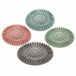 SINCèREETALI De Filtre à Cheveux En Silicone, Dispositif De Protection De Drainage Universel,pour Trous De Drainage, Utilisé Dans La Salle De Bain Et La Cuisine, La Salle De Bain, Facile à Nettoyer.(4 Pièces )