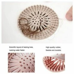 SINCèREETALI De Filtre à Cheveux En Silicone, Dispositif De Protection De Drainage Universel,pour Trous De Drainage, Utilisé Dans La Salle De Bain Et La Cuisine, La Salle De Bain, Facile à Nettoyer.(4 Pièces ) 9 SINCèREETALI De Filtre à Cheveux En Silicone, Dispositif De Protection De Drainage Universel,pour Trous De Drainage, Utilisé Dans La Salle De Bain Et La Cuisine, La Salle De Bain, Facile à Nettoyer.(4 Pièces ) -Promos Raccord d'arrosage Magasin 63818020 3