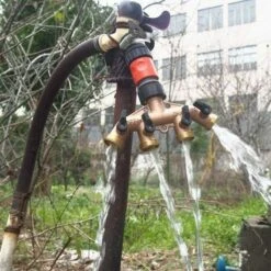 SINCèREETALI Robinet Y Selecteur 4 Sorties Vannes, Connecteur De Robinet En Laiton Distributeur 4 Voies Séparateur De Tuyau Répartiteur Pour L'irrigation Du Jardin 11 SINCèREETALI Robinet Y Selecteur 4 Sorties Vannes, Connecteur De Robinet En Laiton Distributeur 4 Voies Séparateur De Tuyau Répartiteur Pour L'irrigation Du Jardin -Promos Raccord d'arrosage Magasin 63820733 5