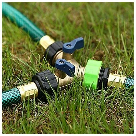 SINCèREETALI Raccord Y Forme Adaptateur De Robinet 2 Voies Laiton Tuyau D'arrosage Vanne Connecteur Pour L'irrigation De Jardin En Plein Air 5 * 5.5 * 7.5cm 5 SINCèREETALI Raccord Y Forme Adaptateur De Robinet 2 Voies Laiton Tuyau D'arrosage Vanne Connecteur Pour L'irrigation De Jardin En Plein Air 5 * 5.5 * 7.5cm – Image 3