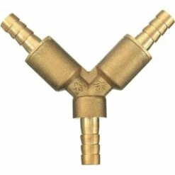 FOZIY Vanne à Boisseau Sphérique En Laiton, 10 Mm, 3 Voies, Valve à Boisseau Sphérique En Y, Raccord De Tuyau Cannelé, Adaptateur Pour Robinet, Eau, Gaz, Huile (lot De 1),Fonepro 6 FOZIY Vanne à Boisseau Sphérique En Laiton, 10 Mm, 3 Voies, Valve à Boisseau Sphérique En Y, Raccord De Tuyau Cannelé, Adaptateur Pour Robinet, Eau, Gaz, Huile (lot De 1),Fonepro -Promos Raccord d'arrosage Magasin 63840296 2