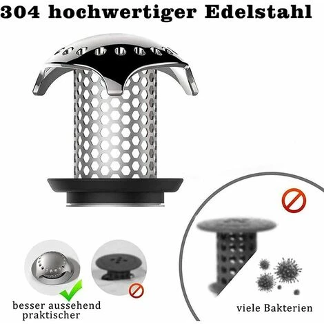 FOZIY Crépine De Vidange, Attrape-cheveux En Acier Inoxydable 304, Protecteur De Vidange Antirouille.,Fonepro 7 FOZIY Crépine De Vidange, Attrape-cheveux En Acier Inoxydable 304, Protecteur De Vidange Antirouille.,Fonepro – Image 5