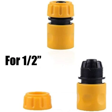 BENOBBY KIDS Kit De Coupleur Rapide De Tuyau De 4 Pièces, Coupleur De Tuyau Rapide En Plastique Coupleur De Tuyau D'arrosage Pour Tuyau D'arrosage 1/2", 3/4" Raccord Rapide De Tuyau 6 BENOBBY KIDS Kit De Coupleur Rapide De Tuyau De 4 Pièces, Coupleur De Tuyau Rapide En Plastique Coupleur De Tuyau D'arrosage Pour Tuyau D'arrosage 1/2", 3/4" Raccord Rapide De Tuyau – Image 4