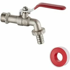 BENOBBY KIDS Robinet Exterieur Jardin 1/2 - Robinet Jardin Avec Adaptateur, Robinet Antigel -10 ℃, Résistance à Haute Température 120 ℃, Antirouille, Robinet D'arrosage à Sphère, Laiton