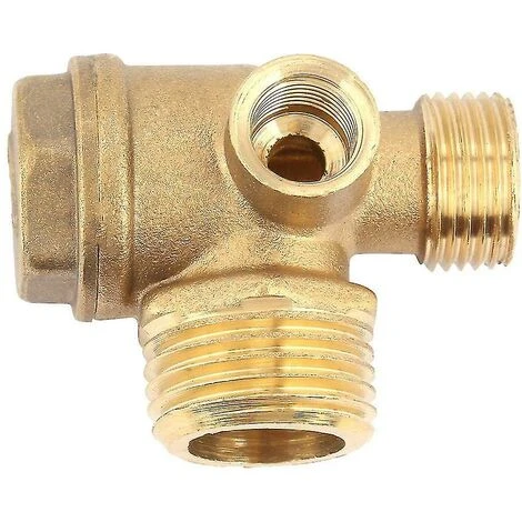 LTS FAFA Clapet Anti-retour, Compresseur D'air En Laiton à 3 Ports Clapet Anti-retour Compresseur D'air Ma 5 LTS FAFA Clapet Anti-retour, Compresseur D'air En Laiton à 3 Ports Clapet Anti-retour Compresseur D'air Ma – Image 3