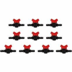 GRID COOL Lot De 10 Robinets De Jardin En Plastique, Connecteur De Valve De Tuyau Rapide PE 16 X 16 Mm 9 GRID COOL Lot De 10 Robinets De Jardin En Plastique, Connecteur De Valve De Tuyau Rapide PE 16 X 16 Mm -Promos Raccord d'arrosage Magasin 64083639 3