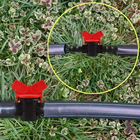 GRID COOL Lot De 10 Robinets De Jardin En Plastique, Connecteur De Valve De Tuyau Rapide PE 16 X 16 Mm 7 GRID COOL Lot De 10 Robinets De Jardin En Plastique, Connecteur De Valve De Tuyau Rapide PE 16 X 16 Mm – Image 5