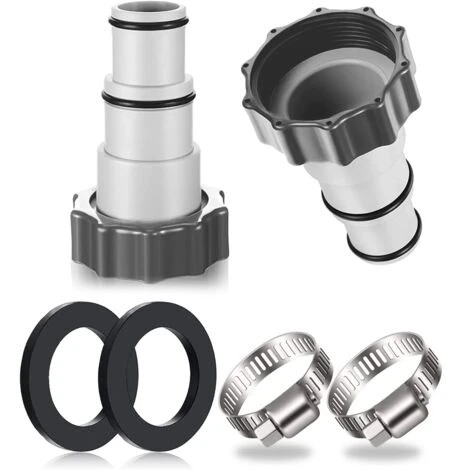 CESIèCLEFOU 2PCS Adaptateur Tuyau Piscine, Adaptateur Piscine, Adaptateur Pour Piscine Intex, Adaptateur Tuyau Piscine, Adaptateur Tuyau Pour Pompe, Raccord Pour Tuyau Piscine Ø 32 Et 38 Mm Lefou 3 CESIèCLEFOU 2PCS Adaptateur Tuyau Piscine, Adaptateur Piscine, Adaptateur Pour Piscine Intex, Adaptateur Tuyau Piscine, Adaptateur Tuyau Pour Pompe, Raccord Pour Tuyau Piscine Ø 32 Et 38 Mm Lefou