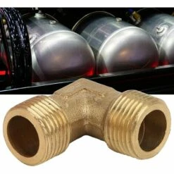 SINCèREETALI Raccord Coudé Pour Compresseur D'air, Clapet Anti-retour En Laiton Forgé à Filetage Mâle à 90 Degrés G 3/8"x G 3/8" Raccord De Tuyau 11 SINCèREETALI Raccord Coudé Pour Compresseur D'air, Clapet Anti-retour En Laiton Forgé à Filetage Mâle à 90 Degrés G 3/8"x G 3/8" Raccord De Tuyau -Promos Raccord d'arrosage Magasin 64497835 5