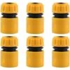 6 Pièces Rapides Raccord De Raccord Rapide à Embout De 1/2" Tuyau Hose Quick Connector GrooFoo -Promos Raccord d'arrosage Magasin 64530376 1