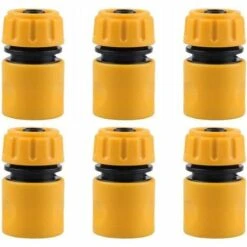6 Pièces Rapides Raccord De Raccord Rapide à Embout De 1/2" Tuyau Hose Quick Connector GrooFoo