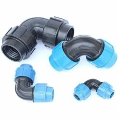 MINKUROW Raccords De Tuyau Mâles à Dégagement Rapide Coudé En PE, Coudes à Dégagement Rapide D'irrigation à économie D'eau, Coude D'arrosage Goutte à Goutte (coude 75*1/2) -Promos Raccord d'arrosage Magasin 64680618 4