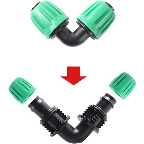 ZOLGINAH Tuyau 1/2 Pouce (1/2 "ID X0,6-0,63" OD) Raccord De Qualité Anti-goutte De 16 Mm (convient à Un ID De 13 Mm) Raccords à Contre-écrou (coude 15 Pièces) 4 ZOLGINAH Tuyau 1/2 Pouce (1/2 "ID X0,6-0,63" OD) Raccord De Qualité Anti-goutte De 16 Mm (convient à Un ID De 13 Mm) Raccords à Contre-écrou (coude 15 Pièces) – Image 2