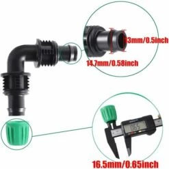 ZOLGINAH Tuyau 1/2 Pouce (1/2 "ID X0,6-0,63" OD) Raccord De Qualité Anti-goutte De 16 Mm (convient à Un ID De 13 Mm) Raccords à Contre-écrou (coude 15 Pièces) 9 ZOLGINAH Tuyau 1/2 Pouce (1/2 "ID X0,6-0,63" OD) Raccord De Qualité Anti-goutte De 16 Mm (convient à Un ID De 13 Mm) Raccords à Contre-écrou (coude 15 Pièces) -Promos Raccord d'arrosage Magasin 64735279 3