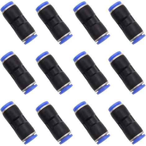 BAICCCF Robinet De Cuve De Récupération D'eau 12 Pièces Plastique Et Cuivre Pneumatique Connecteur Droit Air Push Connecteur Rapide Droit Push Connecteur Tuyau Raccords Rapides Pour 8 3 BAICCCF Robinet De Cuve De Récupération D'eau 12 Pièces Plastique Et Cuivre Pneumatique Connecteur Droit Air Push Connecteur Rapide Droit Push Connecteur Tuyau Raccords Rapides Pour 8