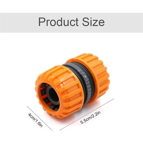 QERSTA Kit De Réparation De Tuyau D'arrosage - 6 Pièces Pour Raccorder 19 Mm (3/4"), Pour Un Raccordement Facile Et Rapide Ou Un Tuyau , Jaune 4 QERSTA Kit De Réparation De Tuyau D'arrosage - 6 Pièces Pour Raccorder 19 Mm (3/4"), Pour Un Raccordement Facile Et Rapide Ou Un Tuyau , Jaune – Image 2