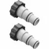 QERSTA 2 Pièces Adaptateur De Tuyau De Piscine, Piscine Adaptateur, Raccord Piscine, Avec Filetage Intérieur Pour Connexions 1,5 Et 1,25 2 QERSTA 2 Pièces Adaptateur De Tuyau De Piscine, Piscine Adaptateur, Raccord Piscine, Avec Filetage Intérieur Pour Connexions 1,5 Et 1,25 -Promos Raccord d'arrosage Magasin 65039935 1