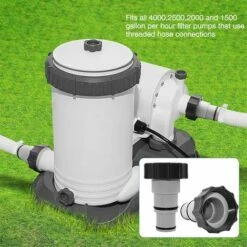 QERSTA 2 Pièces Adaptateur De Tuyau De Piscine, Piscine Adaptateur, Raccord Piscine, Avec Filetage Intérieur Pour Connexions 1,5 Et 1,25 -Promos Raccord d'arrosage Magasin 65039935 5