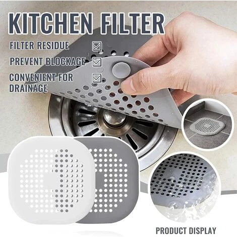 LTS FAFA 2 Pièces Filtre à Cheveux Douche Anti-obstruction Attrape-cheveux – Piège à Cheveux Douche Sol Drain Couverture évier Crépine Crépine Salle De Bain Cuisine Accessoires 4 LTS FAFA 2 Pièces Filtre à Cheveux Douche Anti-obstruction Attrape-cheveux – Piège à Cheveux Douche Sol Drain Couverture évier Crépine Crépine Salle De Bain Cuisine Accessoires – Image 2