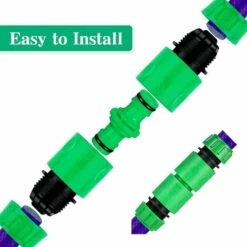 BDD Lot De 6 Connecteurs Doubles Mâles Pour Robinets En Plastique 1/2" Connecteurs Mâle à Mâle Pour Tuyau D'arrosage (vert) -Promos Raccord d'arrosage Magasin 65377201 2