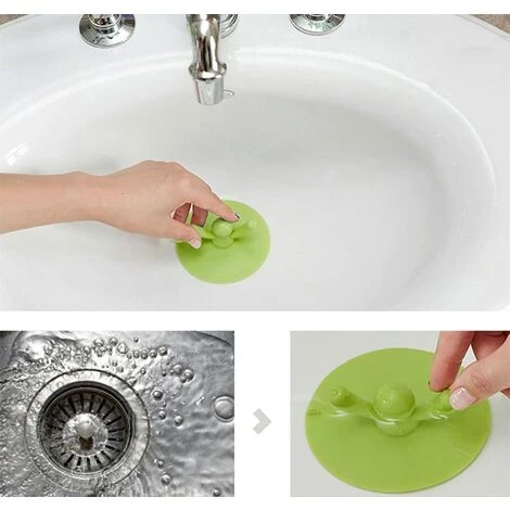 BDD 1 Ensemble De Bouchon De Vidange De Sol Mignon En Forme Humaine Ménage Cuisine Toilette Salle De Bain Douche Outil De Bouchon De Vidange (vert) 4 BDD 1 Ensemble De Bouchon De Vidange De Sol Mignon En Forme Humaine Ménage Cuisine Toilette Salle De Bain Douche Outil De Bouchon De Vidange (vert) – Image 2