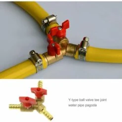 OSQI Raccord De Tuyau En Laiton De 8 Mm, Adaptateur De Connecteur De Tuyau à 3 Voies De Type Y Compatible Avec L'air, L'eau Et Le Gaz 8 OSQI Raccord De Tuyau En Laiton De 8 Mm, Adaptateur De Connecteur De Tuyau à 3 Voies De Type Y Compatible Avec L'air, L'eau Et Le Gaz -Promos Raccord d'arrosage Magasin 65501177 2