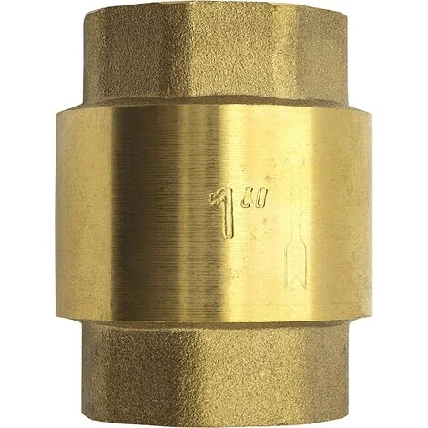 OSQI Clapet Anti-retour De 1 Pouce En Laiton Robuste De Haute Qualité, Antirouille Et étanche Pour Pompe, Fontaine, Machine à Laver, Jardin, Mégots De Pluie, Baril 4 OSQI Clapet Anti-retour De 1 Pouce En Laiton Robuste De Haute Qualité, Antirouille Et étanche Pour Pompe, Fontaine, Machine à Laver, Jardin, Mégots De Pluie, Baril – Image 2