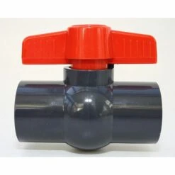 OSQI Vanne à Boisseau Sphérique 32 Mm Avec 2 Manchons PVC Adhésifs, U 10 Bar