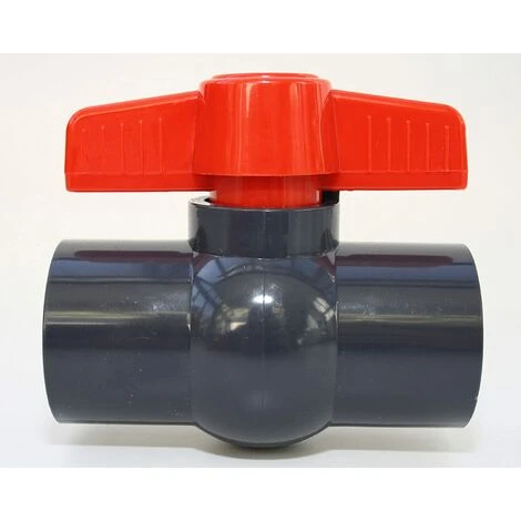 OSQI Vanne à Boisseau Sphérique 32 Mm Avec 2 Manchons PVC Adhésifs, U 10 Bar 3 OSQI Vanne à Boisseau Sphérique 32 Mm Avec 2 Manchons PVC Adhésifs, U 10 Bar