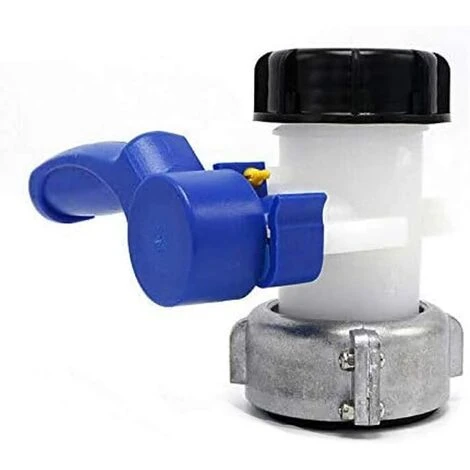 OSQI Vanne Papillon De Rechange Pour Cuve IBC Jusqu'à 1000 L Ou Citerne, Avec Adaptateur Pour Bride DN50 (75 Mm, Aluminium) 3 OSQI Vanne Papillon De Rechange Pour Cuve IBC Jusqu'à 1000 L Ou Citerne, Avec Adaptateur Pour Bride DN50 (75 Mm, Aluminium)