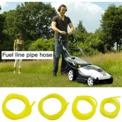 OSQI 4 Tuyaux De Carburant, Tuyau De Carburant De 1,5 M Pour Petit Moteur, 4 Tailles, Tuyau En PU, Moteur Général, Tondeuse à Gazon, Débroussailleuse -Promos Raccord d'arrosage Magasin 65502593 5