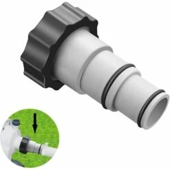 OSQI Adaptateur De Tuyau De Piscine A Pour Piscine Intex, Adaptateur De Tuyau De Piscine De 38 Mm Et 32 Mm De Diamètre, Adaptateur De Tuyau De Rechange Pour Pompe Avec Filetage Interne à Visser, Connecteur De Tuyau Pour Piscine (2 Pièces) 10 OSQI Adaptateur De Tuyau De Piscine A Pour Piscine Intex, Adaptateur De Tuyau De Piscine De 38 Mm Et 32 Mm De Diamètre, Adaptateur De Tuyau De Rechange Pour Pompe Avec Filetage Interne à Visser, Connecteur De Tuyau Pour Piscine (2 Pièces) -Promos Raccord d'arrosage Magasin 65503131 4