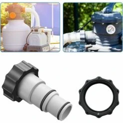 OSQI Adaptateur De Tuyau De Piscine A Pour Piscine Intex, Adaptateur De Tuyau De Piscine De 38 Mm Et 32 Mm De Diamètre, Adaptateur De Tuyau De Rechange Pour Pompe Avec Filetage Interne à Visser, Connecteur De Tuyau Pour Piscine (2 Pièces) 11 OSQI Adaptateur De Tuyau De Piscine A Pour Piscine Intex, Adaptateur De Tuyau De Piscine De 38 Mm Et 32 Mm De Diamètre, Adaptateur De Tuyau De Rechange Pour Pompe Avec Filetage Interne à Visser, Connecteur De Tuyau Pour Piscine (2 Pièces) -Promos Raccord d'arrosage Magasin 65503131 5