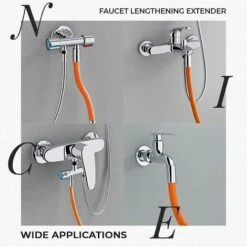 OSQI Tuyau De Pulvérisation D'extension De Robinet De Cuisine, Tuyau D'extension De Robinet De Cuisine Mobile à 360 Degrés Tube D'extension En Mousse Universel Avec Connecteur Pour Cuisine Salle De Bain (20CM) 9 OSQI Tuyau De Pulvérisation D'extension De Robinet De Cuisine, Tuyau D'extension De Robinet De Cuisine Mobile à 360 Degrés Tube D'extension En Mousse Universel Avec Connecteur Pour Cuisine Salle De Bain (20CM) -Promos Raccord d'arrosage Magasin 65503353 3