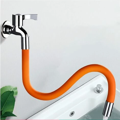 OSQI Tuyau De Pulvérisation D'extension De Robinet De Cuisine, Tuyau D'extension De Robinet De Cuisine Mobile à 360 Degrés Tube D'extension En Mousse Universel Avec Connecteur Pour Cuisine Salle De Bain (20CM) 6 OSQI Tuyau De Pulvérisation D'extension De Robinet De Cuisine, Tuyau D'extension De Robinet De Cuisine Mobile à 360 Degrés Tube D'extension En Mousse Universel Avec Connecteur Pour Cuisine Salle De Bain (20CM) – Image 4