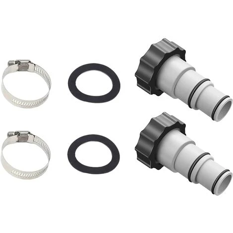 OSQI Adaptateur De Tuyau De Piscine A, Adaptateur De Tuyau De Piscine, Diamètre 38 Mm Et 32 Mm, Adaptateur De Piscine A, Adaptateur De Tuyau Pour Pompes Connecteur De Tuyau Avec (2 Pièces) 3 OSQI Adaptateur De Tuyau De Piscine A, Adaptateur De Tuyau De Piscine, Diamètre 38 Mm Et 32 Mm, Adaptateur De Piscine A, Adaptateur De Tuyau Pour Pompes Connecteur De Tuyau Avec (2 Pièces)