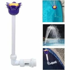 OSQI Piscine Fontaine Fleur Fleur Mur Forme Piscine Amusant Arroseur Arroseur D'eau Réglable Piscine Décoration Accessoires Pour Surf Plongée Outils Dans L'outil D'entraînement -Promos Raccord d'arrosage Magasin 65504150 4