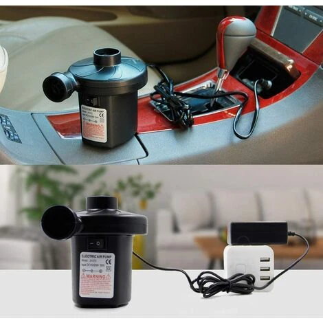OSQI Pompe à Air électrique Portable DC 12v/AC 230 ~ 240v Pompe De Gonflage électrique à Remplissage Rapide Pour Matelas à Air Gonflable Jouet Coussin Piscine Lit Flottant 6 OSQI Pompe à Air électrique Portable DC 12v/AC 230 ~ 240v Pompe De Gonflage électrique à Remplissage Rapide Pour Matelas à Air Gonflable Jouet Coussin Piscine Lit Flottant – Image 4