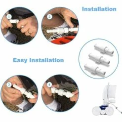 OSQI Nettoyeur De Piscine - Assemblage De Connecteur Avec Polaris 280, 380, 180 Nettoyeur De Piscine Tuyau Pivotant D20 Et écrou De Tuyau D15 Et Connecteur De Tuyau Pivotant -Promos Raccord d'arrosage Magasin 65504249 4